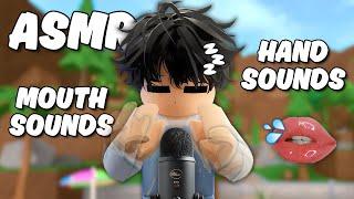 Roblox ASMR to put you to SLEEP! (hand sounds and mouth sounds) 