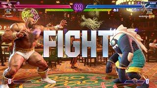 SF6  Kobayan (Rank #1 Zangief) Vs Bongi (Rank #3 Blanka)  SF6 High Level Match's!