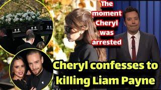 Liam Payne's ex-girlfriend, Cheryl, left the church after Liam Payne's burial and kept crying