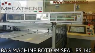 MECATECNO BS: bag making machine for bottom seal bags / sacks