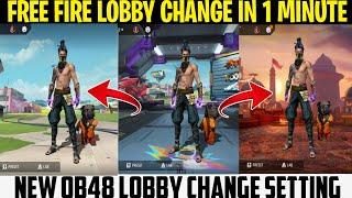 FreeFire New Lobby Kaise Kare | How To Change Free Fire Lobby | Free Fire Me Lobby Kaise Change Kare