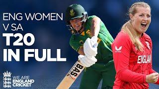 Ecclestone Stars With Bat and Ball | T20 IN FULL | England Women v South Africa 2022