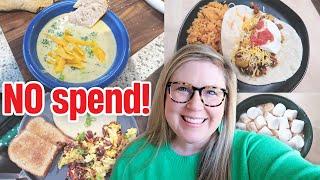 Full day of PANTRY COOKING!Broccoli Cheese Soup, Beef & Potato Tacos