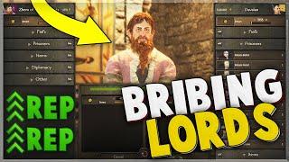 How to BRIBE LORDS in Bannerlord ! (QUICK GUIDE)