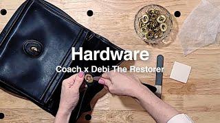 How to Repair Your Coach Hardware | Coach x Debi The Restorer