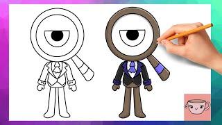 How To Draw Rodger from Dandy's World | Easy Drawing Tutorial