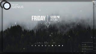 Snowy Forest Rainmeter Skin | Make Windows Look Better With Rainmeter in 2020 |