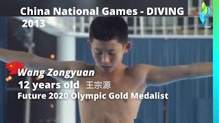 2013 Wang Zongyuan 王宗源 Mens 10 Meter Double Diving China NationalGames