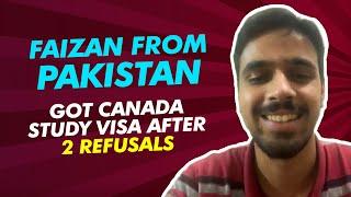 Faizan Got Canada Study Visa After 2 Refusals | Canada Study Visa 2024 | Pakistan | Rajveer Chahal