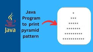 Pyramid pattern in  java | Learn Java with Understanding | CodeJavaVerse