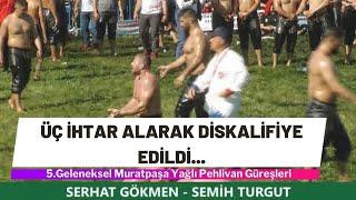 ÜÇ İHTAR ALARAK DİSKALİFİYE EDİLDİ... #serhatgökmen - #semihturgut mücadelesi (Muratpaşa)