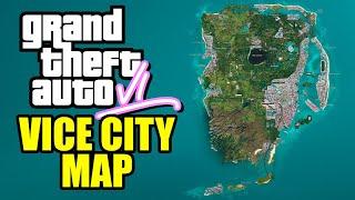 The ULTIMATE GTA 6 Vice City Map Based off the Leaks