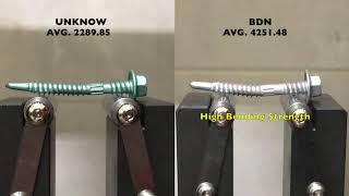 Self-Drilling Screws Bending Strength Test (3-Point Bend) - BDN Fasteners®