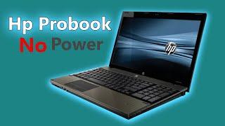 Hp Probook 4520s laptop is not turing on || Hp laptop No power