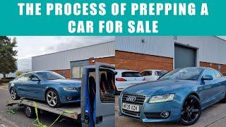 The Process of Prepping a car for sale at MotorServ UK Solihull.