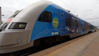 Train Klaipeda - Vilnius / We travel with the train PESA 730M / Lithuanian railways