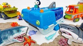 Sharks Are Scaring Other Sea Creatures~! Go Octonauts Gup-W - ToyMart TV