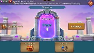 Lords mobile Vergeway chapter 6 stage 4