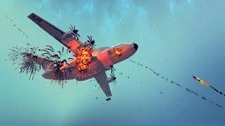 More Massive Destruction with the improved Proximity Fuze Missile Launcher | Besiege