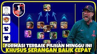 Best formation for quick counter efootball 2023 Mobile | formasi unik efootball 2023