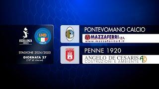 Eccellenza Abruzzo 27° giornata | Pontevomano - Penne (1-2)