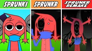 EVERY Monster VOICE From Incredibox SPRUNKI vs SPRUNKR vs SPRUNKR Remake New Mod Versions Comparison