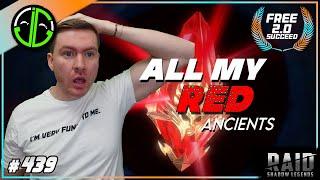 Pulling EVERY RED ANCIENT In My Account Trying For My First Mythical Pull | Free 2.0 Succeed [439]