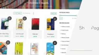 Bookstore-Joomla ecommerce template with ebook subscription