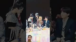 BTS reaction lisa  dance #music #bts #blackpink #army #kpop #remix