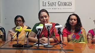 Propos insultants de Kobita Jugnauth contre Nandini Singla, le Hindu Ladies Council face à la presse