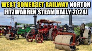 ALL THE ACTION from SUNDAY at the WEST SOMERSET RAILWAY ASSOCIATION Norton STEAM RALLY! | 04.08.2024