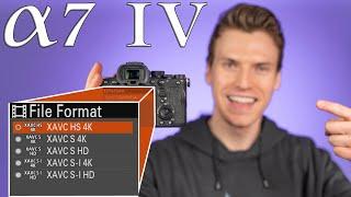 Sony A7 IV Video Settings Guide. What video settings does the Sony A7 IV have? A7 IV file formats