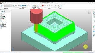 AutoDesk PowerMill 2019 - Steep and Shallow Finishing -tutorial 2