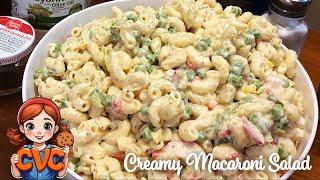 How to Make Macaroni Salad - Cream Cheese is my Secret - Old Fashioned Southern Cooking