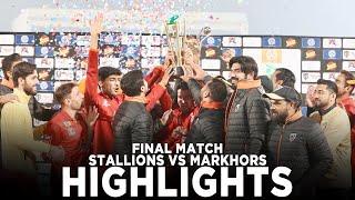 Full Highlights | ABL Stallions vs UMT Markhors | Match 22 | THE FINAL | Champions Cup 2024