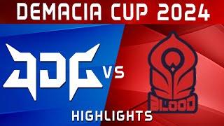 JDG vs BL Highlights | Demacia Cup 2024 | JD Gaming vs Blood by Onivia