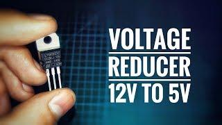 How to reduce voltage 12v to 5v by electronic channel