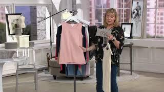 Belle by Kim Gravel Lurex Tank on QVC