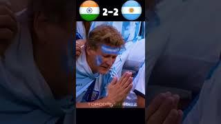 India  vs Argentina  2026 world cup match #shorts #football