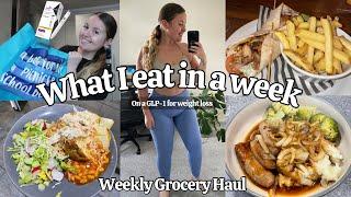 WHAT I EAT IN A WEEK + Weekly Grocery Haul on a GLP-1 for weight loss