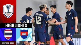  THAILAND 3-2 CAMBODIA  | #MITSUBISHIELECTRICCUP 2024 GROUP A