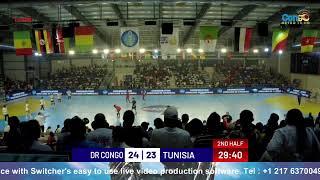 ЗEME JOUR / RDC vs TUNISIA //26TH CAN HANDBALL SENIORS DAMES A KINSHASA 2024