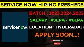 Associate Software Quality Engineer Role at ServiceNow | Early Career Opportunity | Freshers Hiring