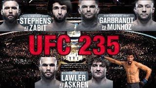 UFC 235  | ЗАБИТ МАГОМЕДШАРИПОВ - ДЖЕРЕМИ СТИВЕНС | КОДИ ВЕРНУЛСЯ | ДЕБЮТ АСКРЕНА