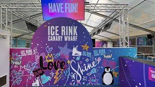 Ice Rink Canary Wharf | Stunning Ice Skating Rink in London, England | Sola Vita #entertainment