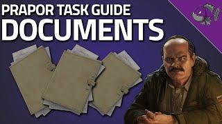 Documents - Prapor Task Guide - Escape From Tarkov