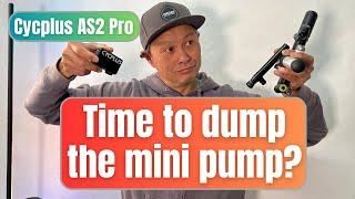 Cycplus AS2 Pro mini pump - best electric bike pump inflator