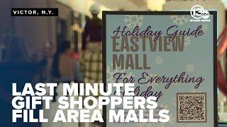 Holiday shopping rush: Thousands flood mall to look for last-minute gifts