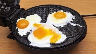 EXPERIMENT WAFFLE IRON vs Eggs