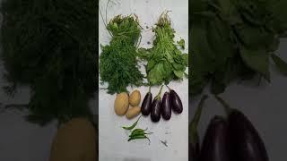 Aalu Palak baigan ki sabji